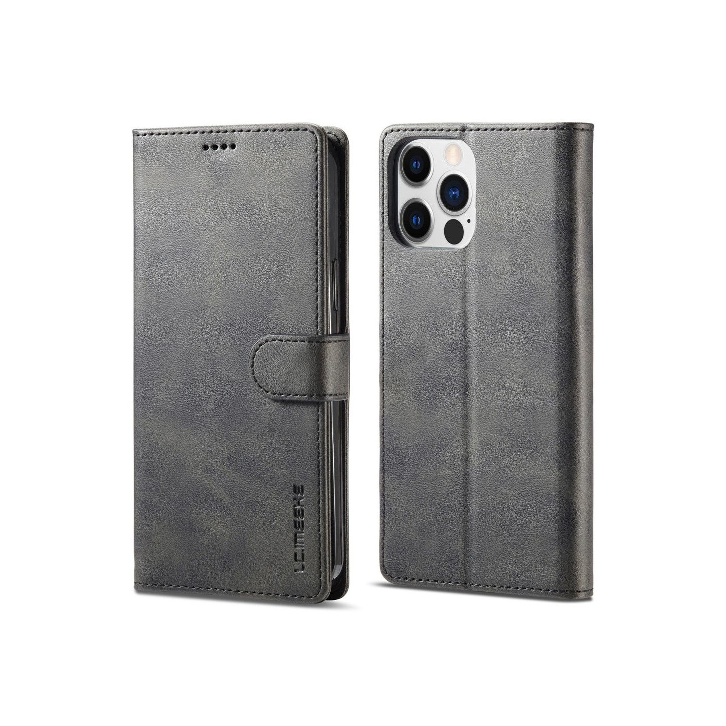 LC.IMEEKE Wallet Stand Etui til iPhone 15 Pro