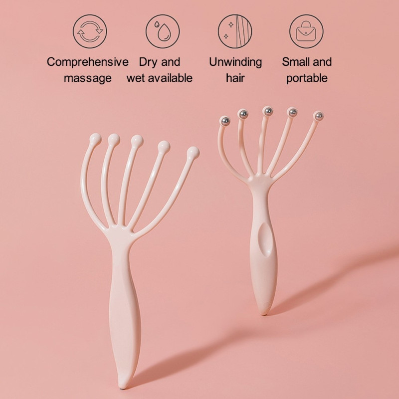 Scalp Massager Claw Stainless Stress Relaxation Head Massager