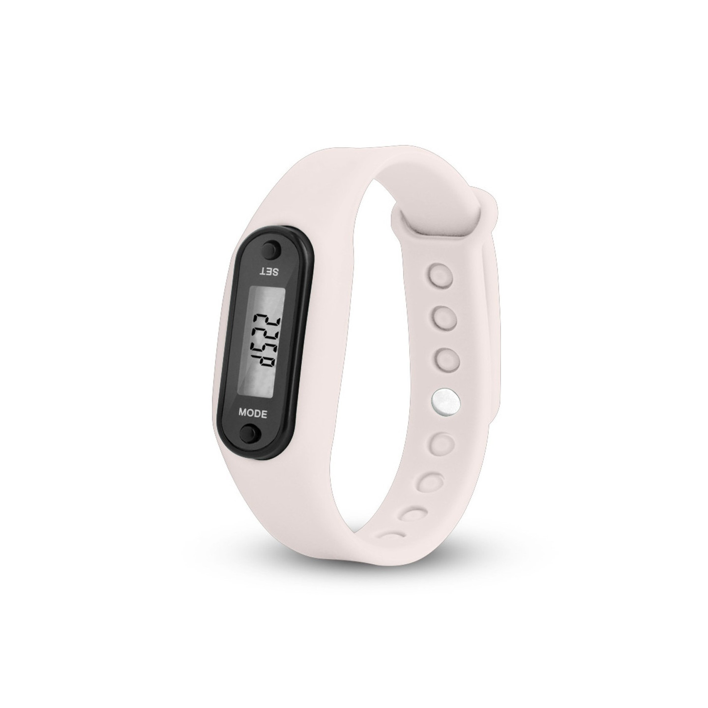 Type B Pedometer Running Step Counter Walking Distance - White