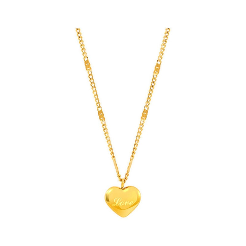 Necklace Heart Shape Pendant Necklace Jewelry - Love