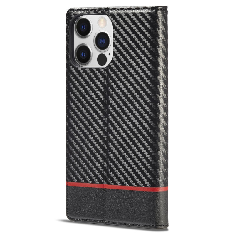 LC.IMEEKE Wallet Case for iPhone 15 Pro Max - Black