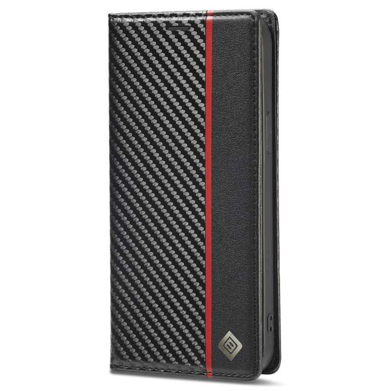 LC.IMEEKE Wallet Case for iPhone 15 Pro Max - Black