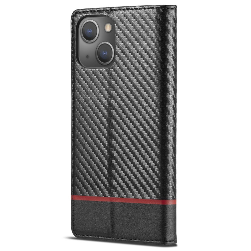 LC.IMEEKE lompakkokotelo iPhone 15 - musta