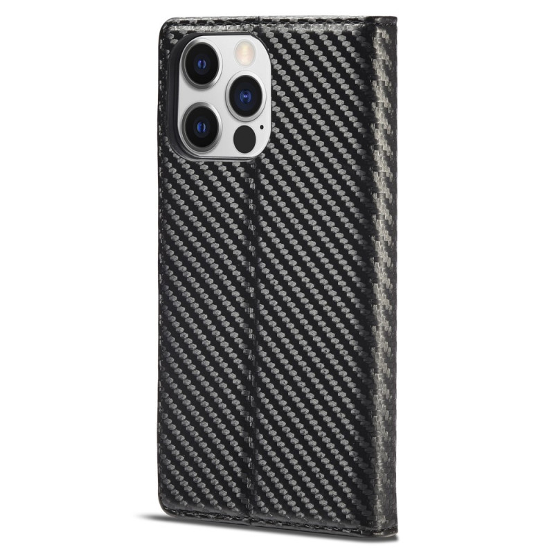 LC.IMEEKE Wallet Case for iPhone 15 Pro Max - Black