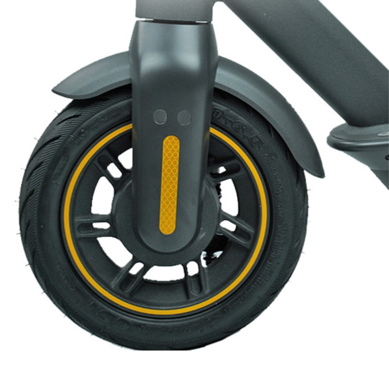 1 sæt til Xiaomi M365/Pro reflekterende klistermærke hjulstrimmel - hvid