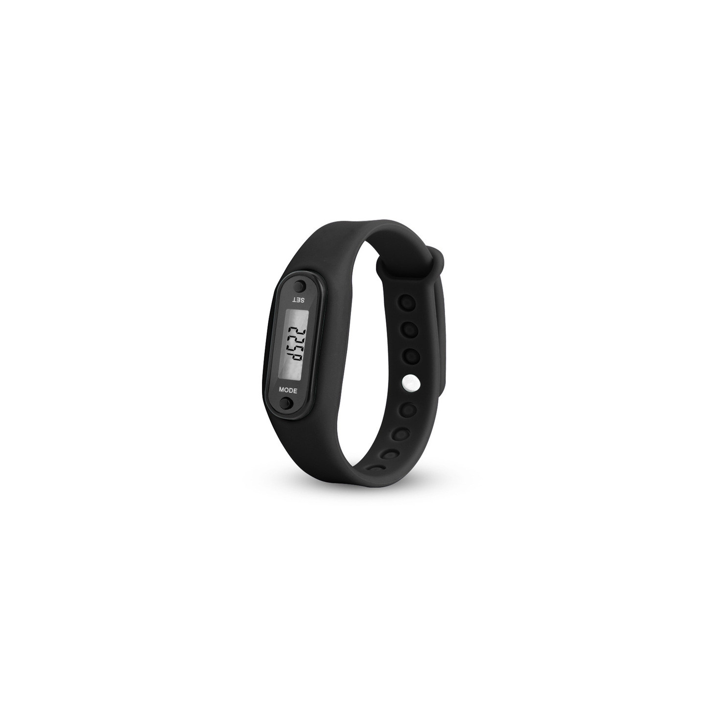 Type B Pedometer Running Step Counter Walking Distance - Black