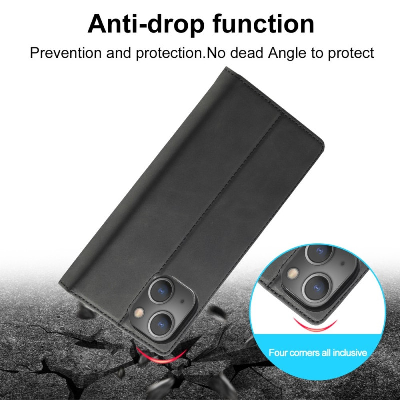 LC.IMEEKE Lommebok - deksel Deksel til iPhone 15 Plus - Svart