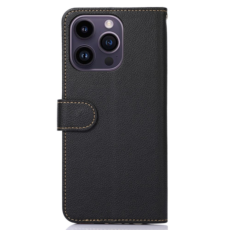 KHAZNEH Phone Cover for iPhone 15 Pro Max - Black/Red