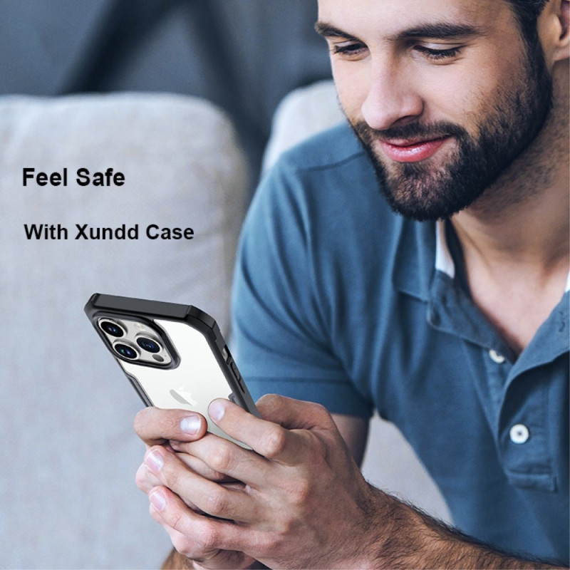 XUNDD bagcover til iPhone 15 Pro Max akryl+TPU telefonetui