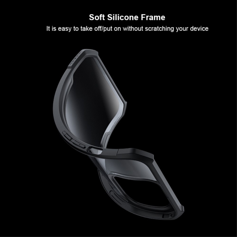 XUNDD Back Cover for iPhone 15 Pro Acrylic+TPU Phone Case