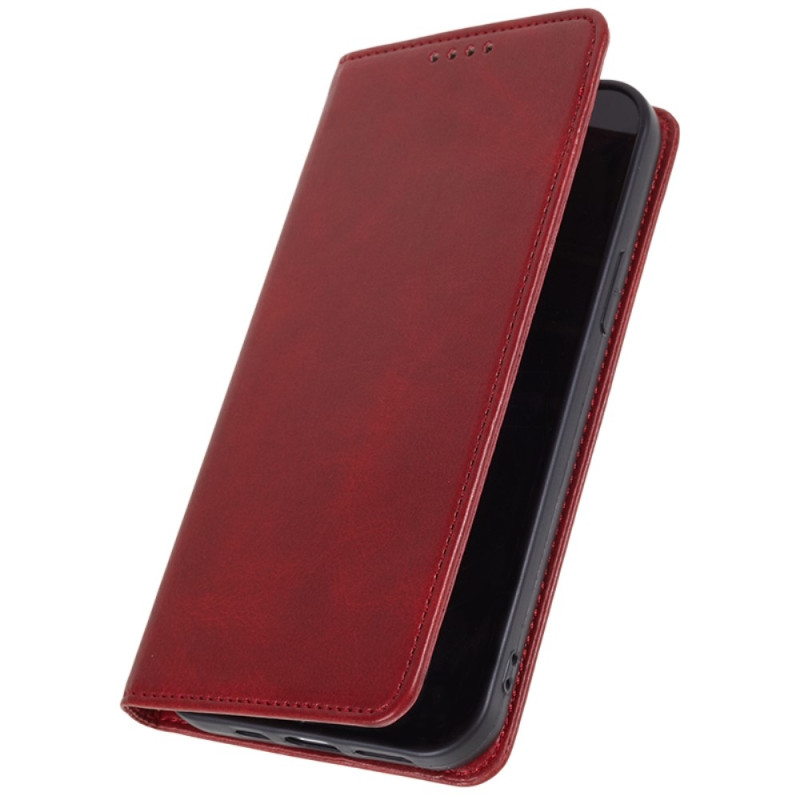 Wallet Stand Phone Case for iPhone 15 Pro Cell Cover - Red