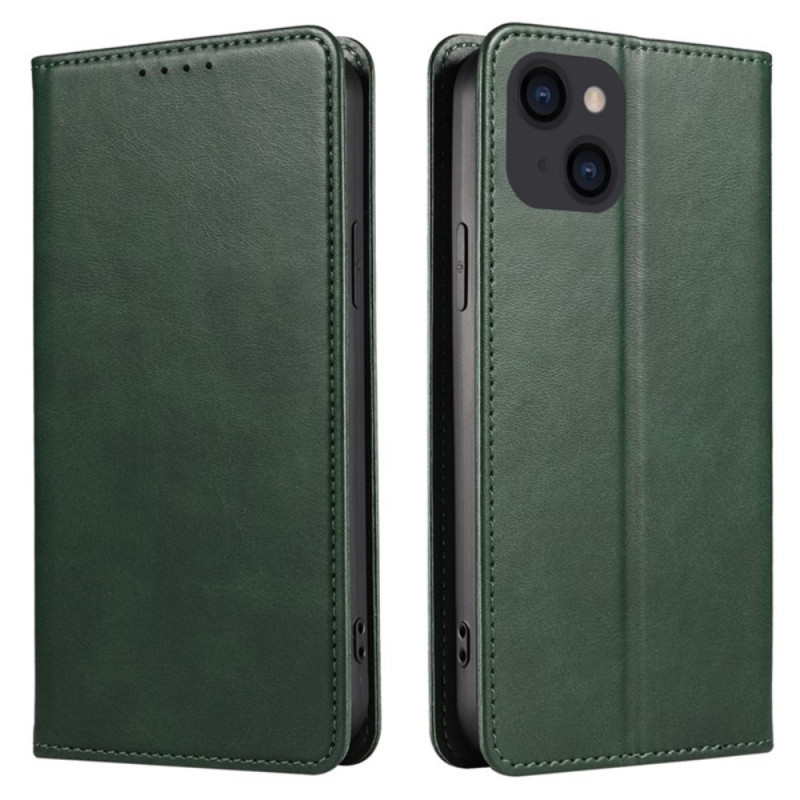 Wallet Stand Phone Case for iPhone 15 Pro Cell Cover - Green