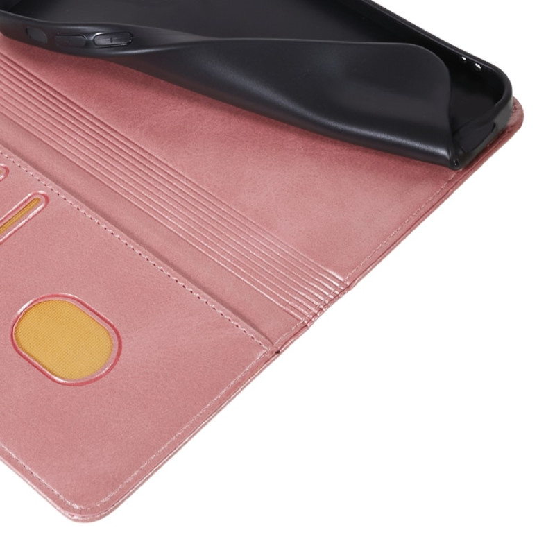 Wallet Stand Telefontaske til iPhone 15 Plus Cell Cell Cover - Rose Gold