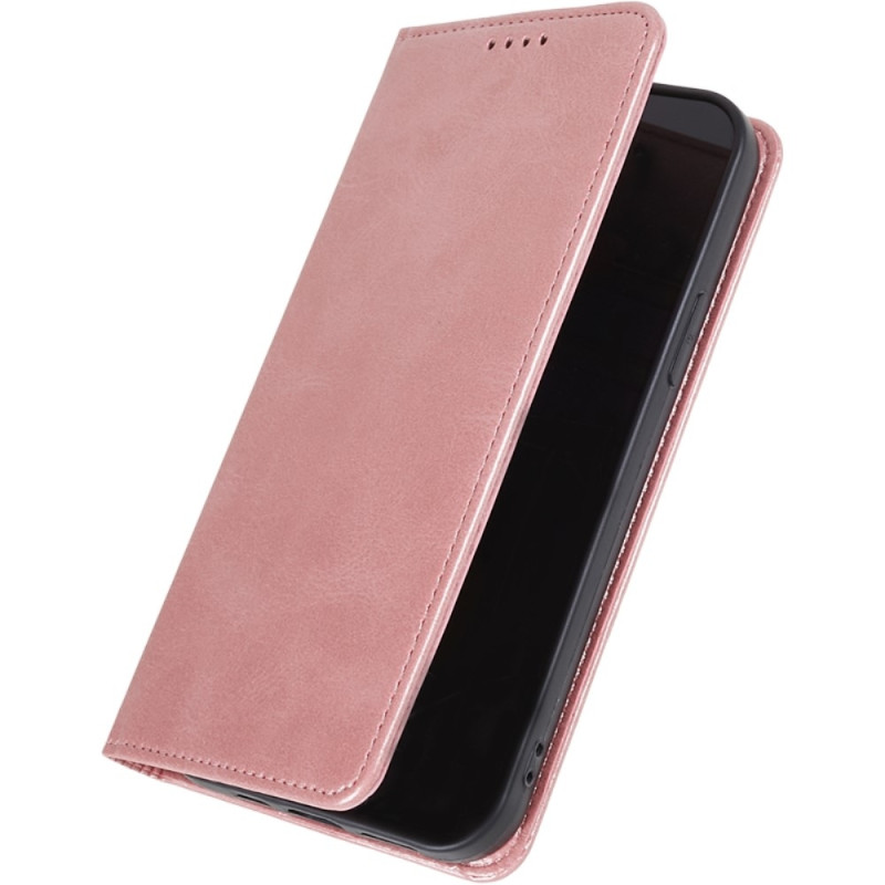 Wallet Stand Phone Case for iPhone 15 Plus Cell Cover - Rose Gold