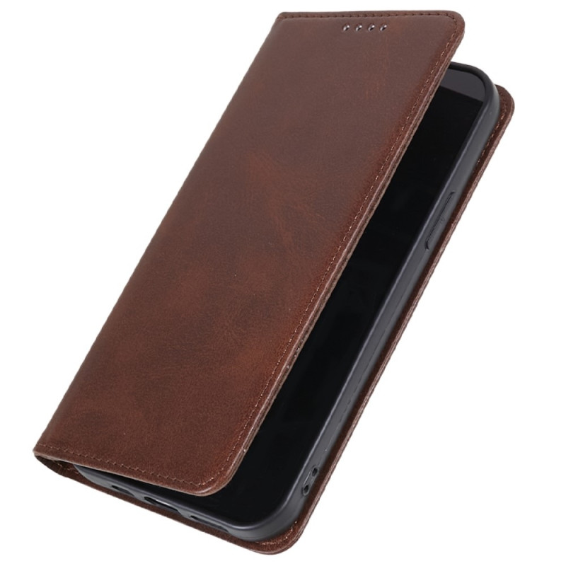 Wallet Stand Phone Case for iPhone 15 Plus Cell Cover - Coffee