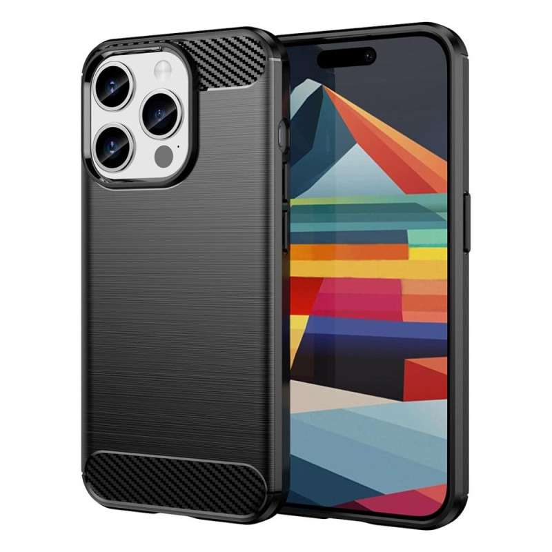 Hiilikuiturakenteinen TPU - kansi iPhone 15 Pro Maxille