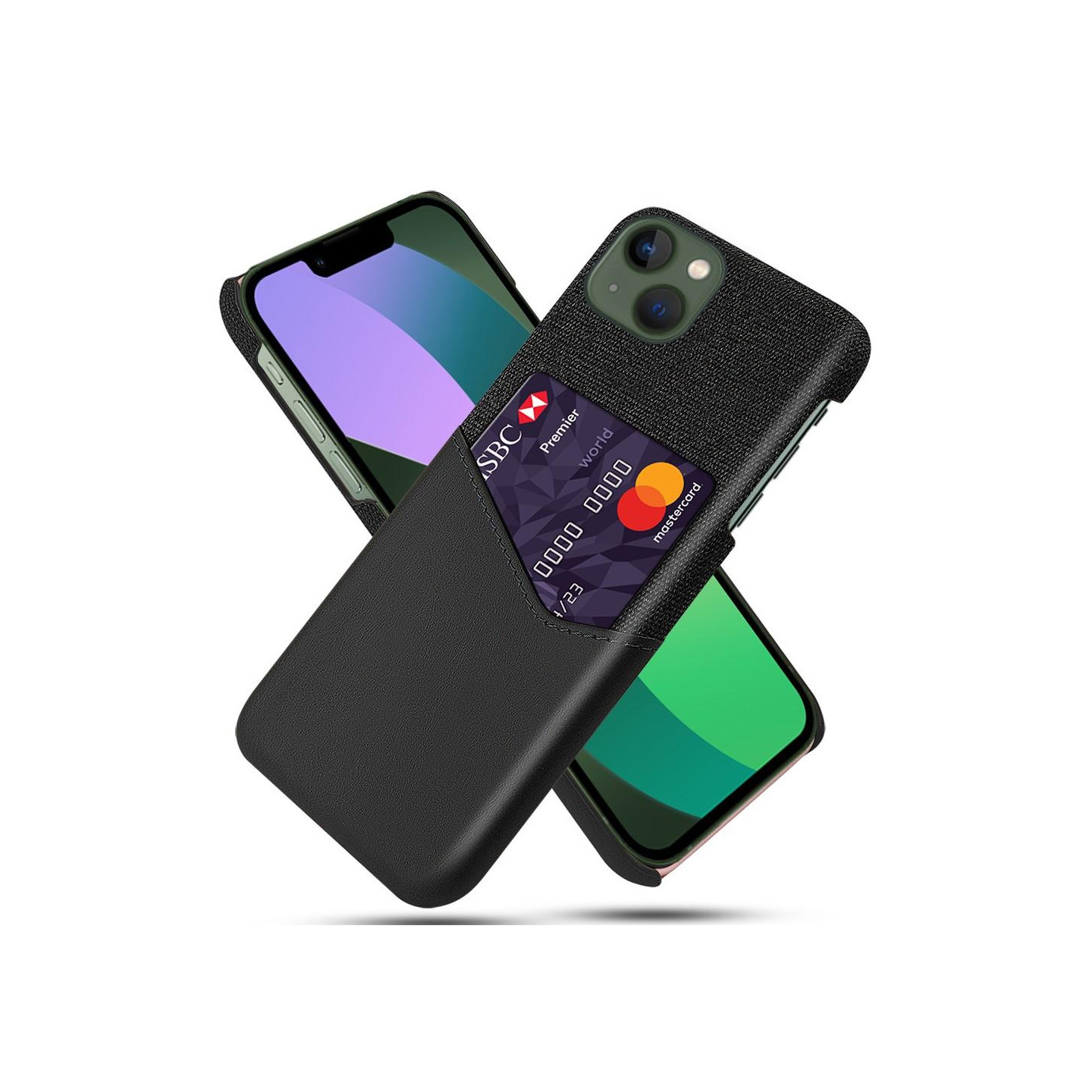 Kortholder Beskyttende telefonetui til iPhone 15 Plus Cover