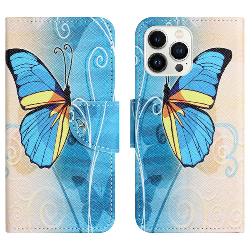 IPhone 15 Pro Max Lompakkotelineen kotelo Puhelimen kansi - Butterfly