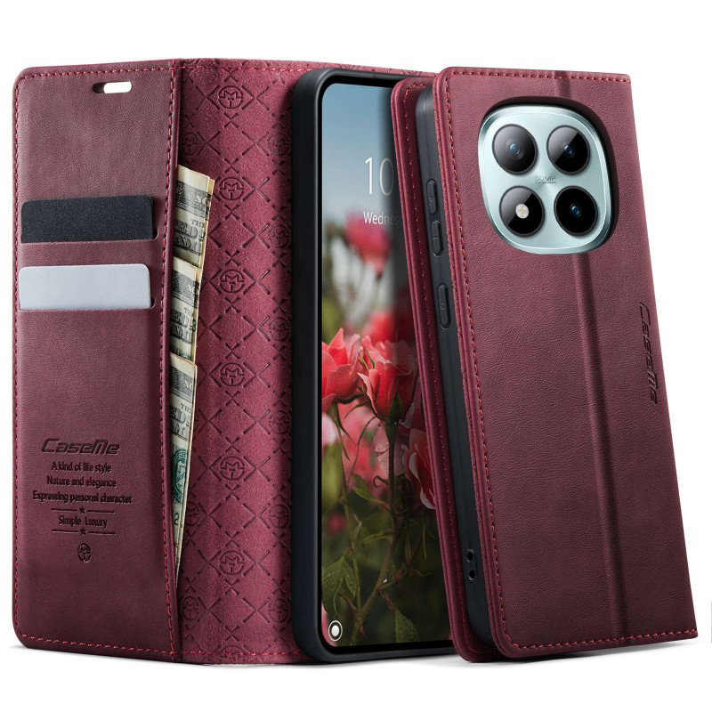 CASEME Retro Lompakkokotelo Xiaomi Poco M8 Pro 5G / Xiaomi Redmi Note 15 Pro+ 5G