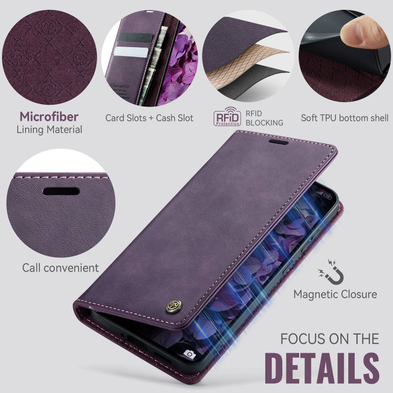 CASEME Retro Wallet Case for Xiaomi Redmi Note 15 Pro 5G