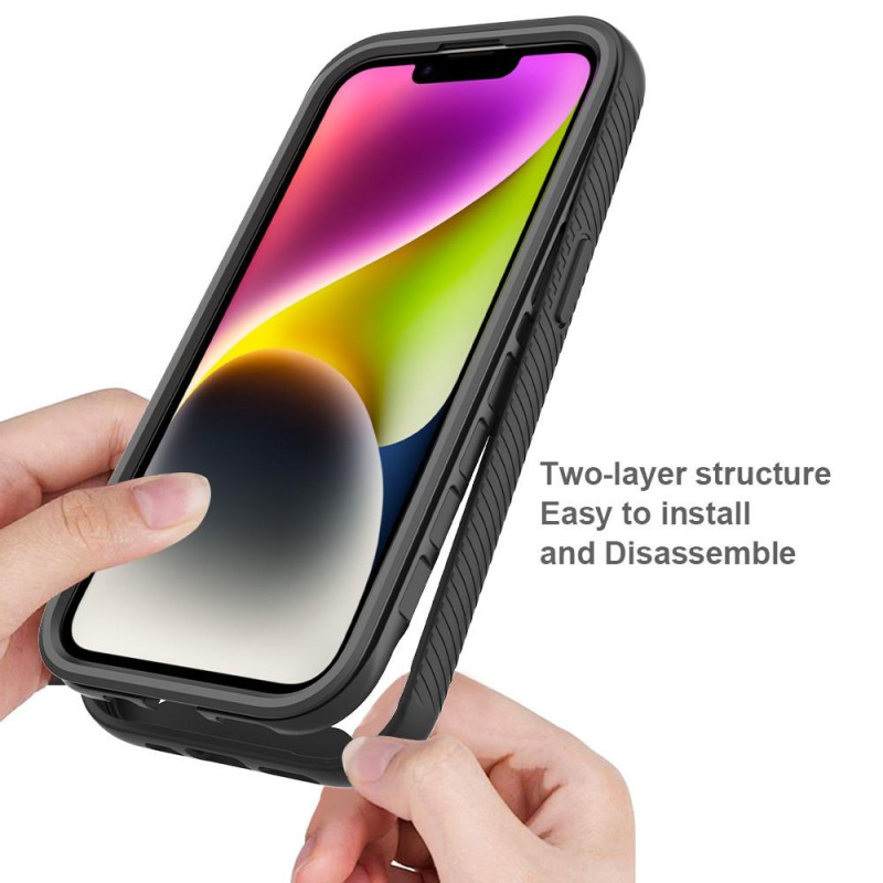 For iPhone 15 Plus Full Protection Phone Case 3 - in - 1 + Screen Protector