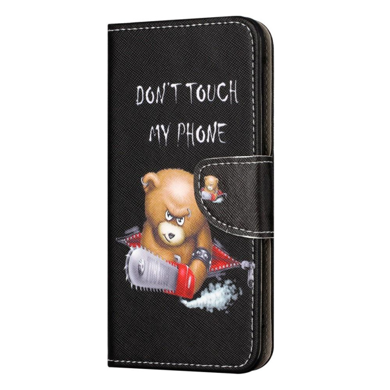 For iPhone 15 Plus Wallet Stand Case Phone Cover - Bear