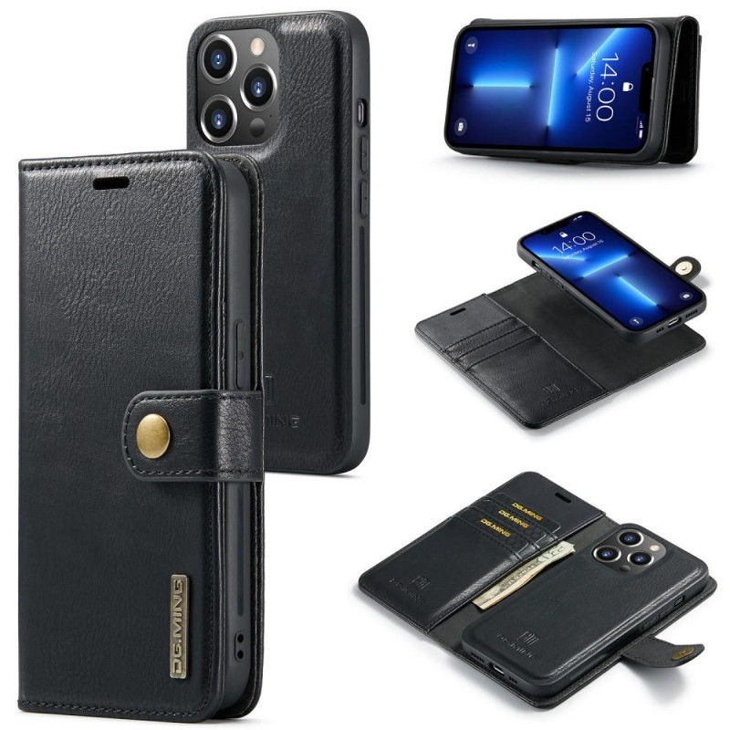 iPhone 15 Pro Max DG.MING Detachable 2 - in - 1 Wallet Cover Shell