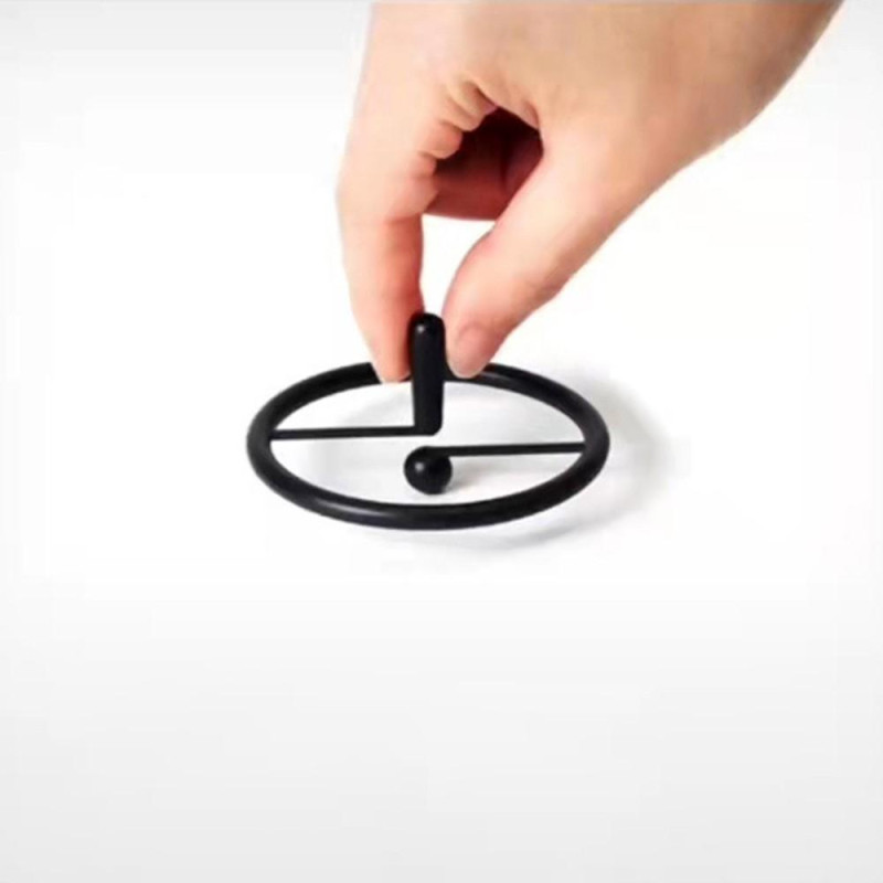 2 - Pack Fidget Toy Spin roterende gyrodekompresjon Tilfeldig farge