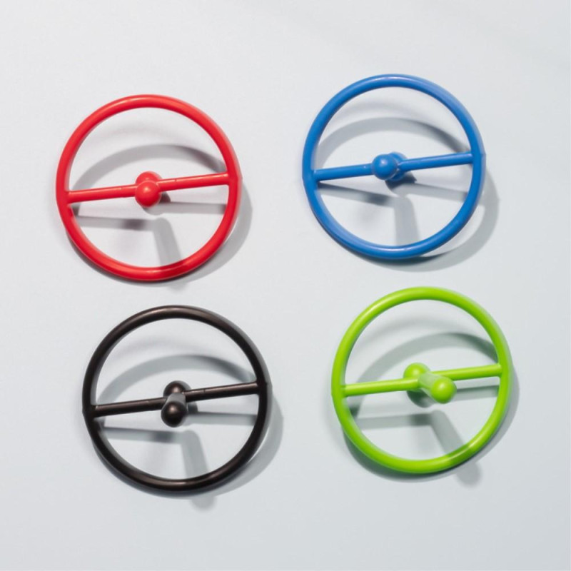 2 - Pack Fidget Toy Spin roterende gyrodekompresjon Tilfeldig farge