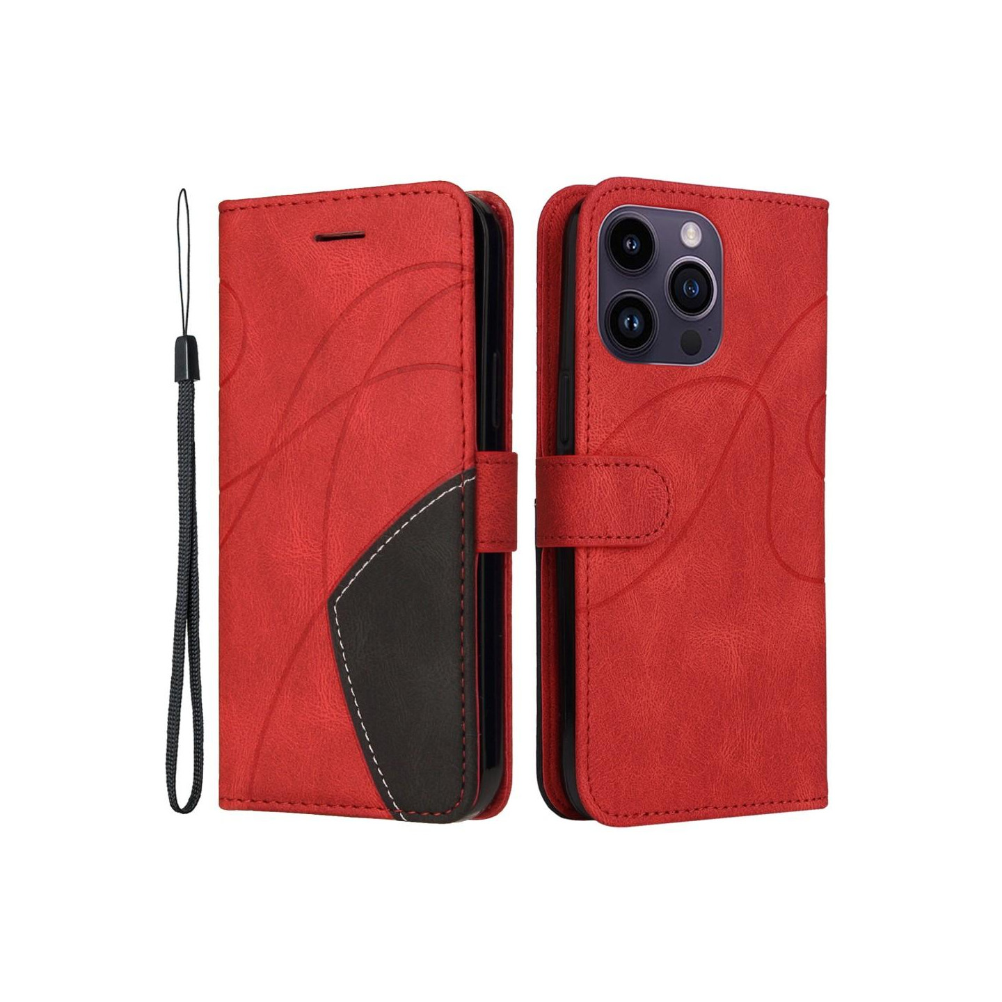 KT Lommebok - deksel til iPhone 15 Pro Max - Rød