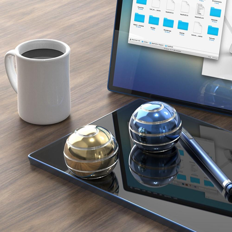 Fidget Spinner Gyro Fidget Relaxation Sphere Roterende Ball 45mm