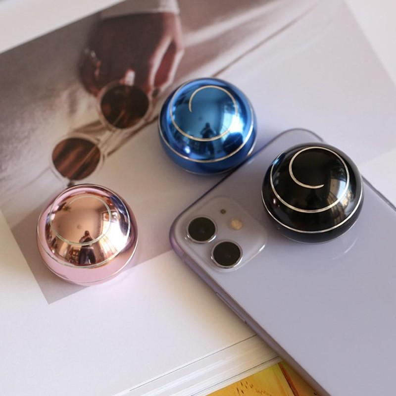 Fidget Spinner Pyörivä Pallomainen Gyro 45mm - Musta