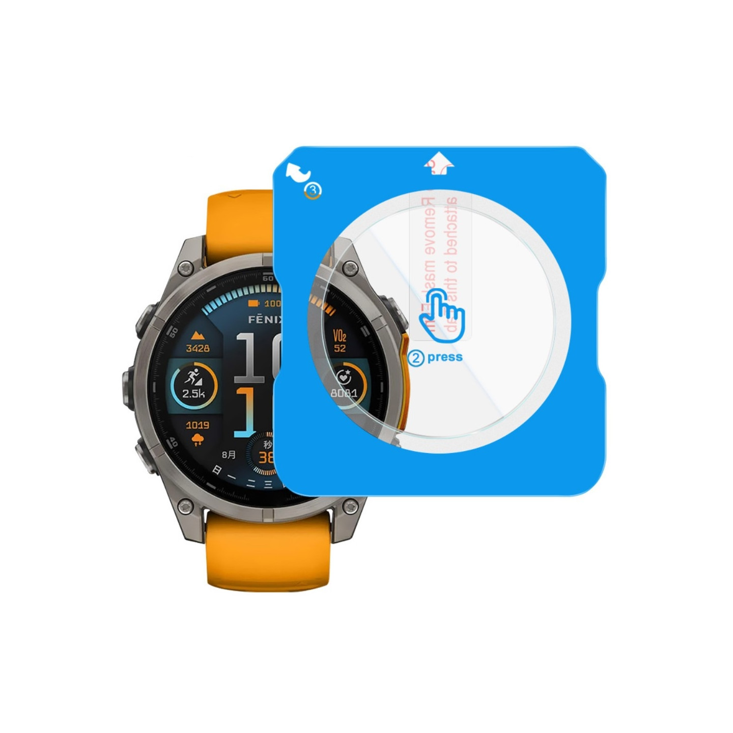 IMAK För Garmin Fenix 8 51mm Härdat Glas Skärmskydd