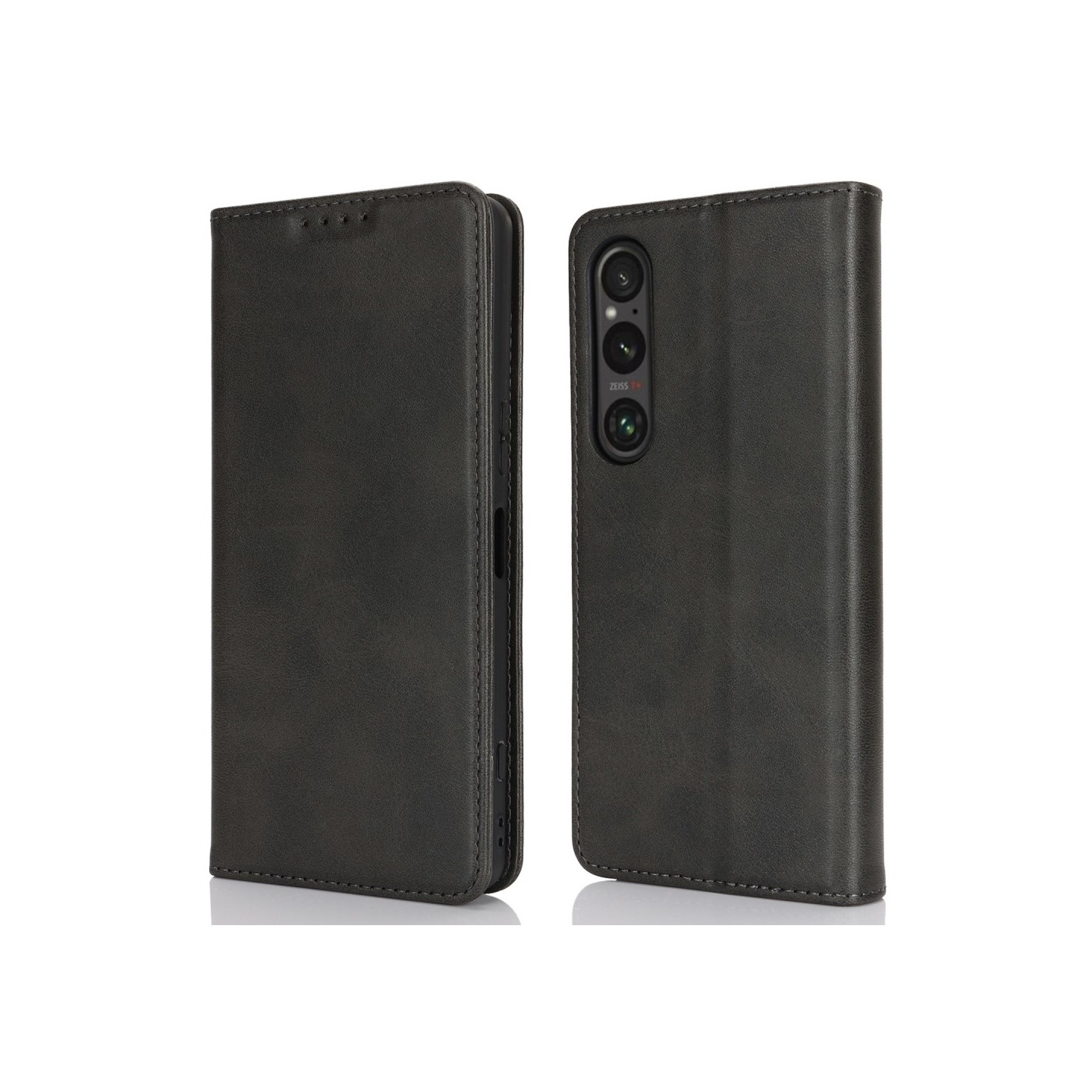 For Sony Xperia 1 VI Cover Wallet - Black
