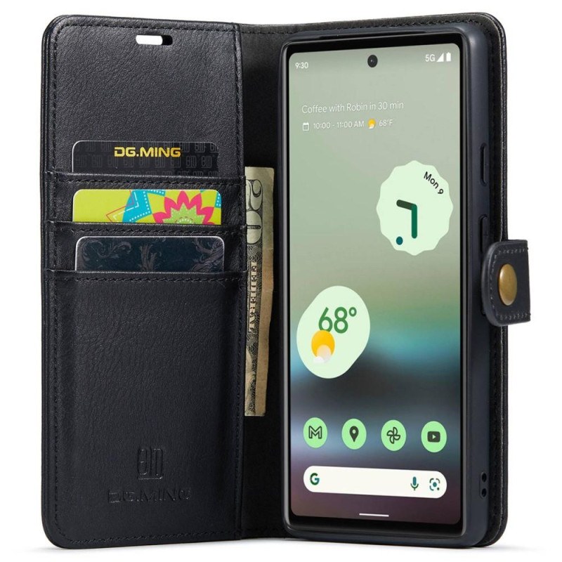 DG.MING for Google Pixel 6a Detachable 2 - in - 1 Wallet Cover