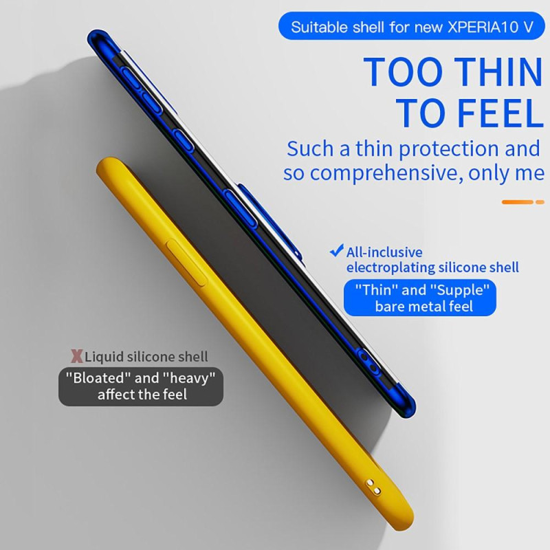 For Sony Xperia 10 V TPU Phone Case with Ring Kickstand