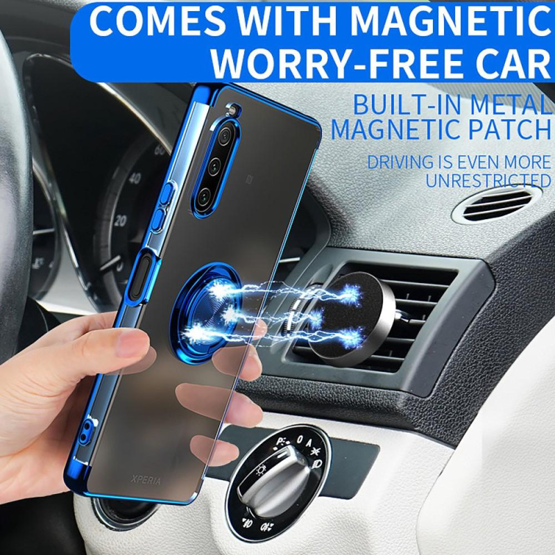 Til Sony Xperia 10 V Deksel Fingerring TPU