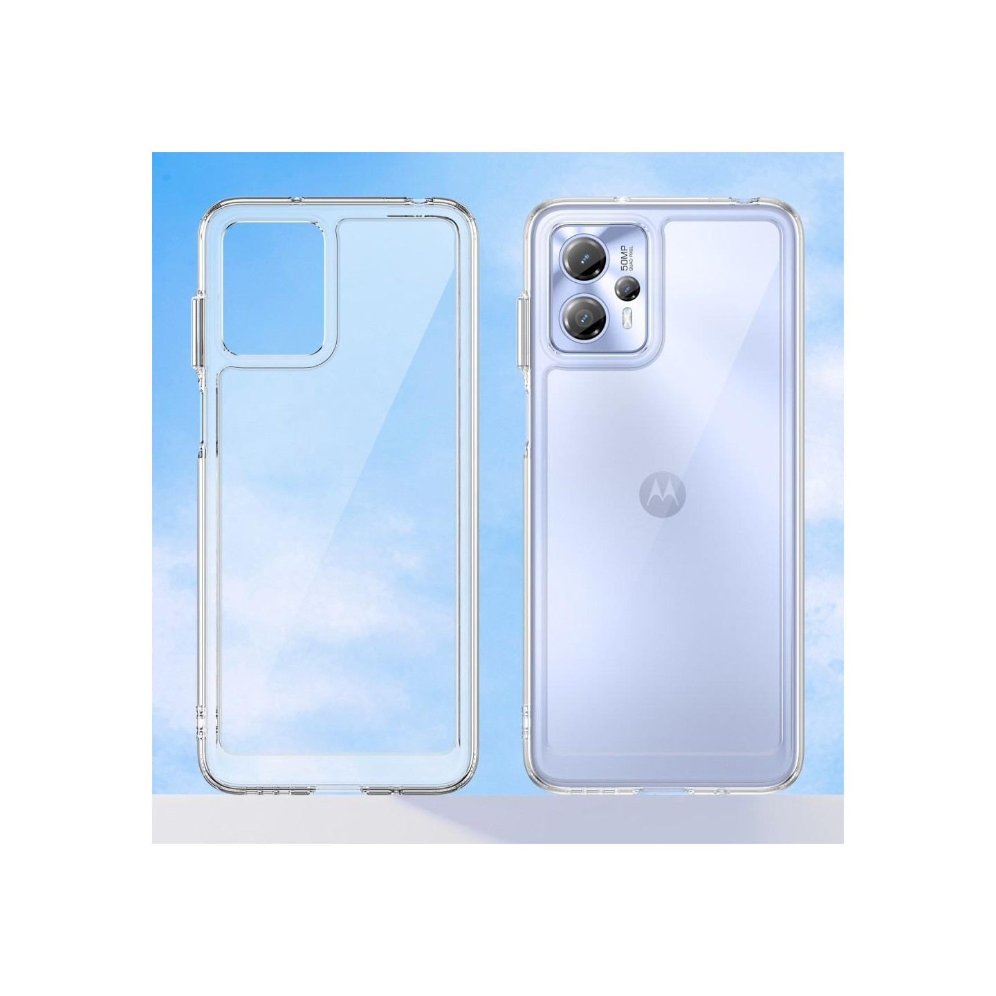 Til Motorola Moto G13/G23 TPU+Akryl Anti - dryppdeksel