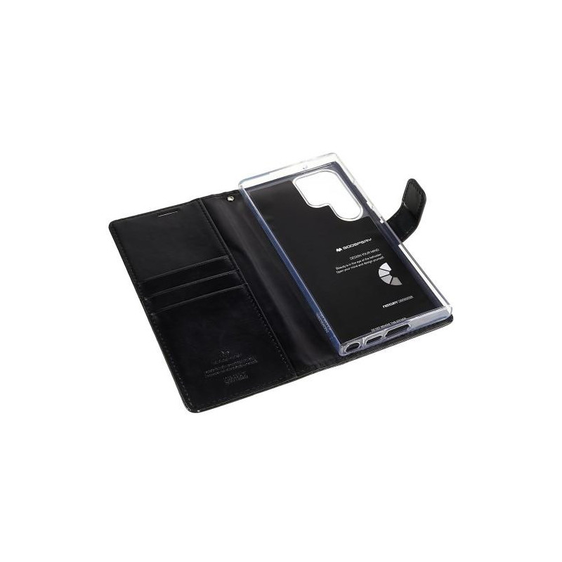 MERCURY GOOSPERY Sininen Kuu Suojakotelo Samsung Galaxy S23 Ultra - Musta