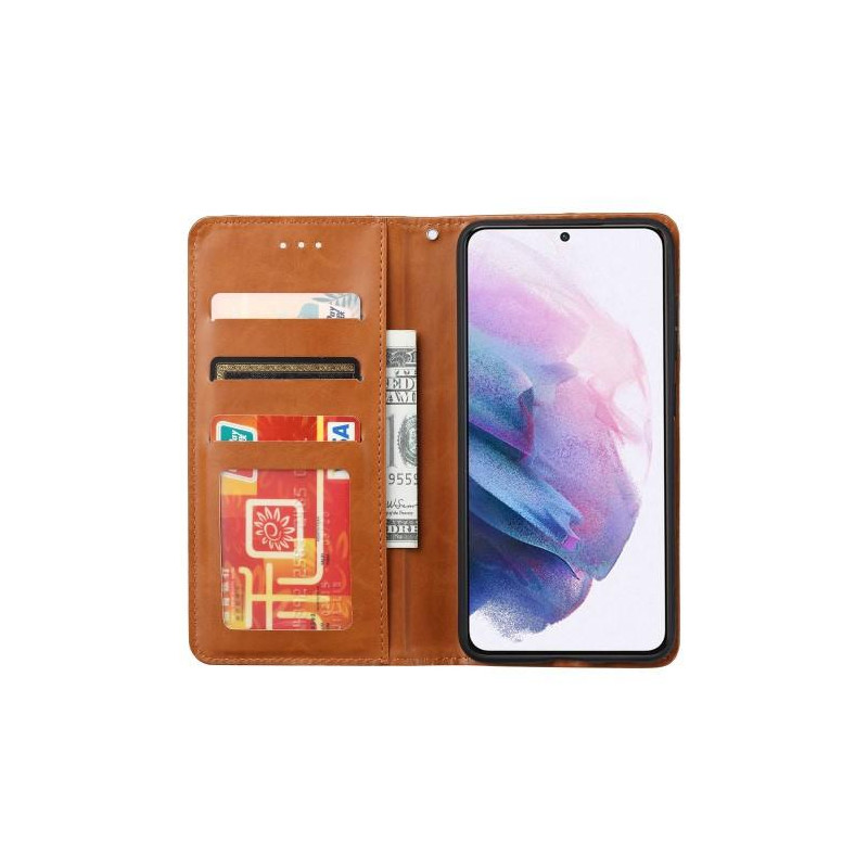 Samsung Galaxy S23+ (Plus) Pung Stand til Telefon Flip - Case Cover - Sort