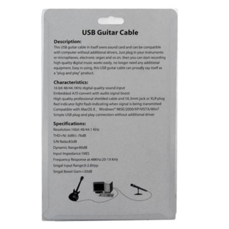 USB Guitar Cable