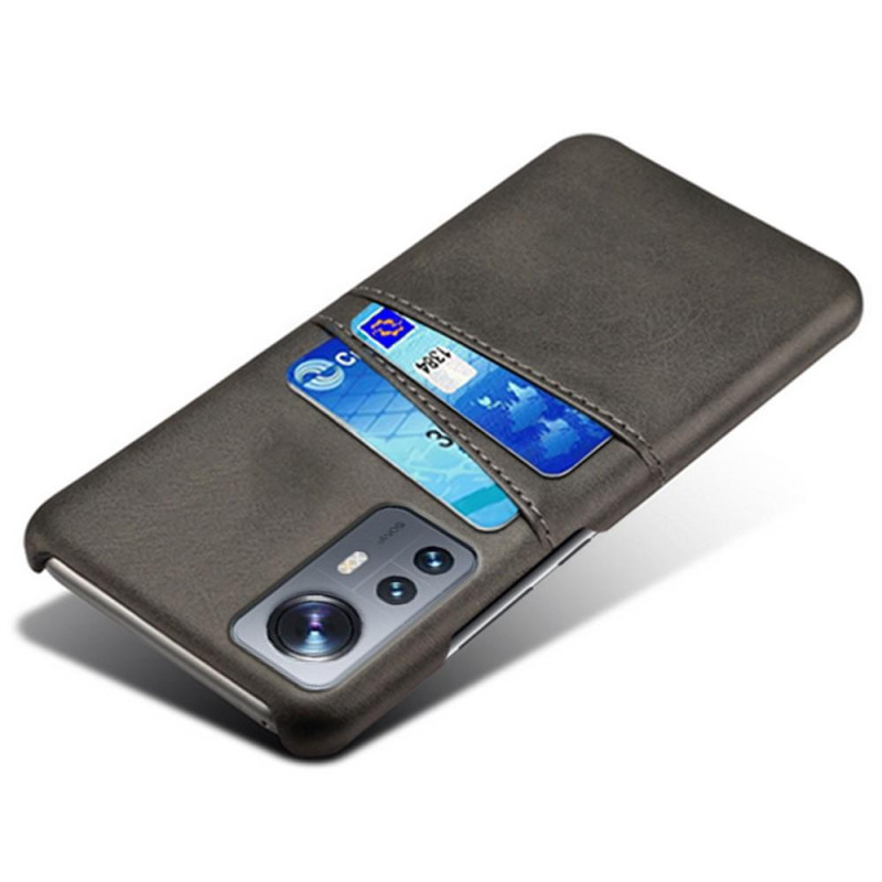 Xiaomi 12 Pro KSQ Pu - Leather Coated Shell Hard Case
