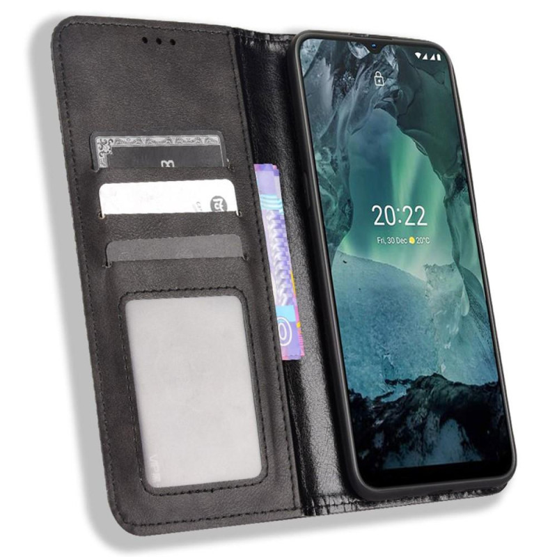 Wallet Stand Flip Phone Case for Nokia G11 / Nokia G21 - Black
