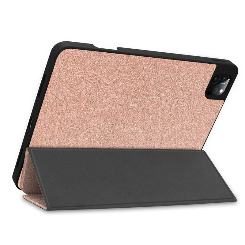 iPad Pro 11 2021 Slim Fit Trefoldelig Deksel - Rose Gull