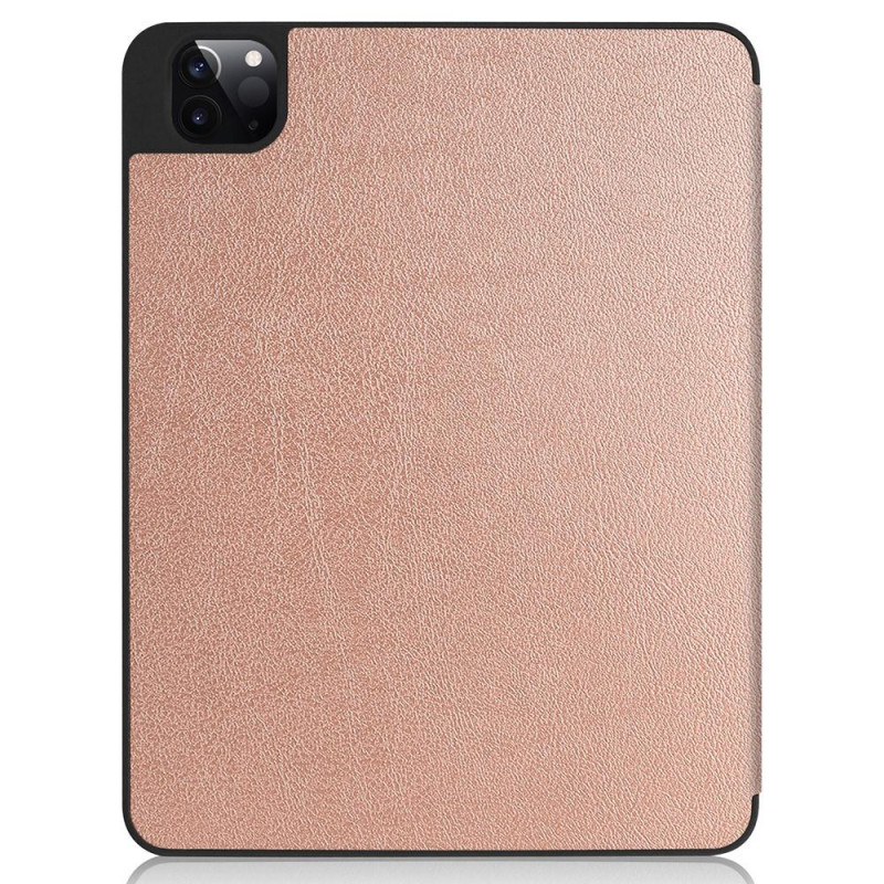 For iPad Pro 11 2021 Tri - fold Stand Tablet Case Cover - RoseGold