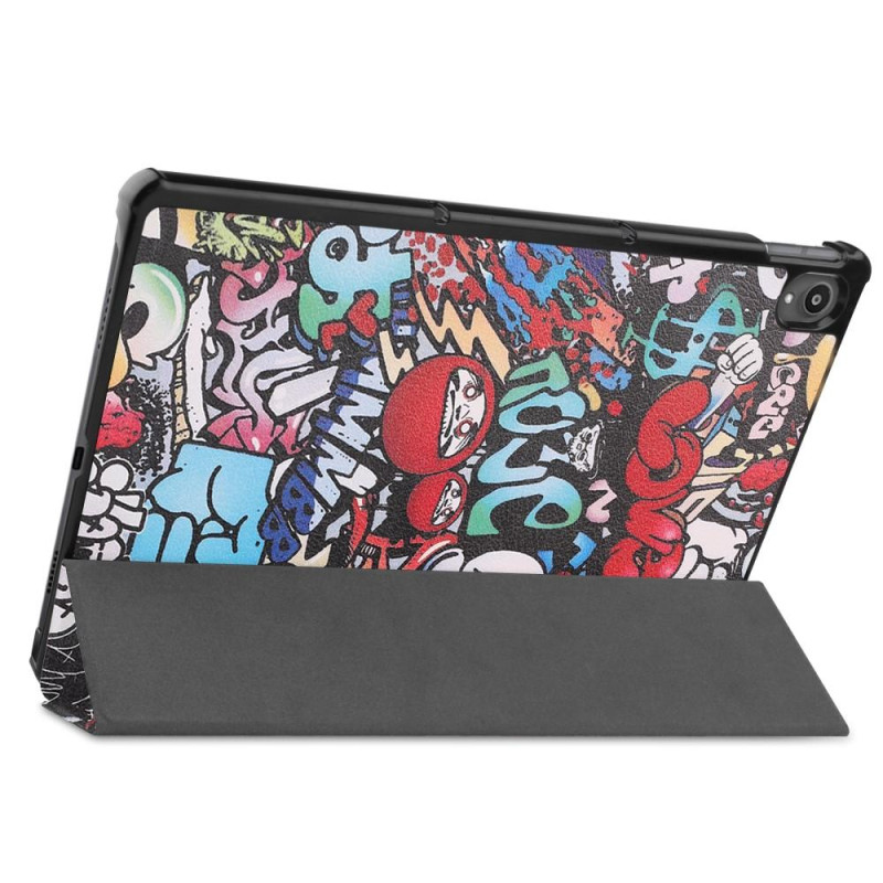 Trifoldbart deksel til Lenovo Tab P11 TB - J606F - Graffiti