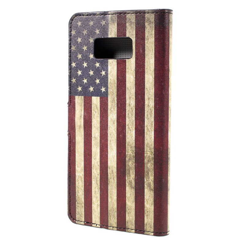 Samsung Galaxy S8 Plus - Lompakkokotelo - American Flag