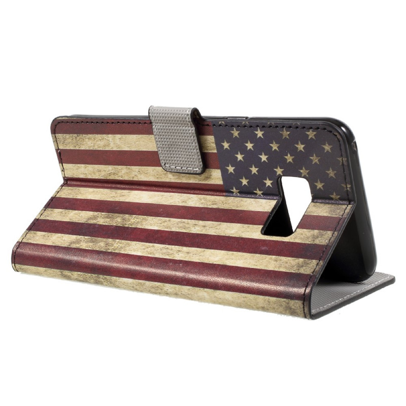 Samsung Galaxy S8 Plus - Lommebok - cover - Amerikansk Flagg