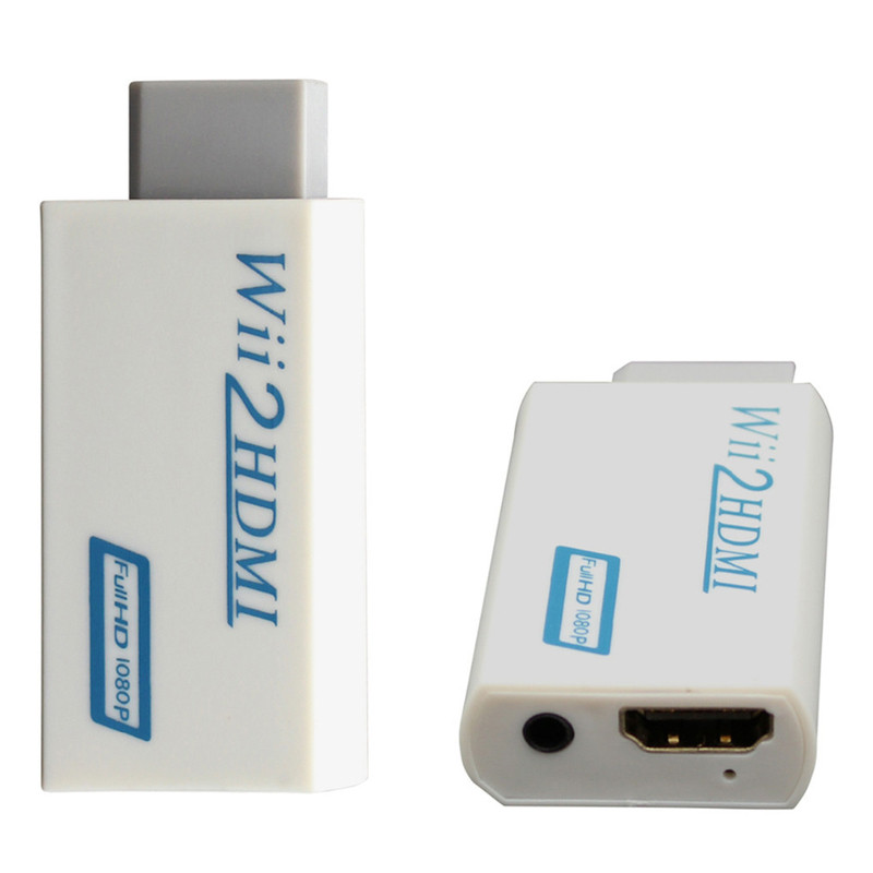 Wii til Hdmi - adapter, HDMI - adapter kompatibel med Nintendo Wii