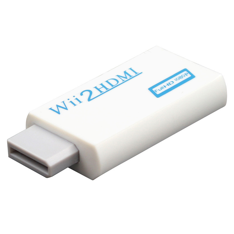Wii til Hdmi - adapter, HDMI - adapter kompatibel med Nintendo Wii